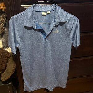 Puma Kids Light Blue Polo Shirt